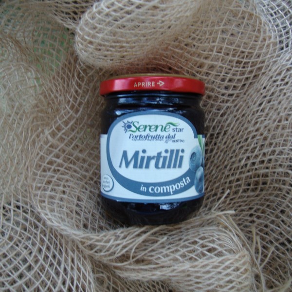 Mirtilli in composta